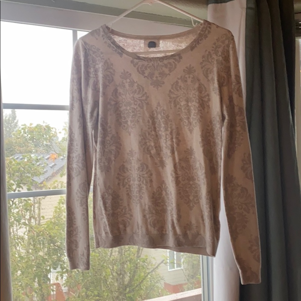 Old Navy Print Sweater